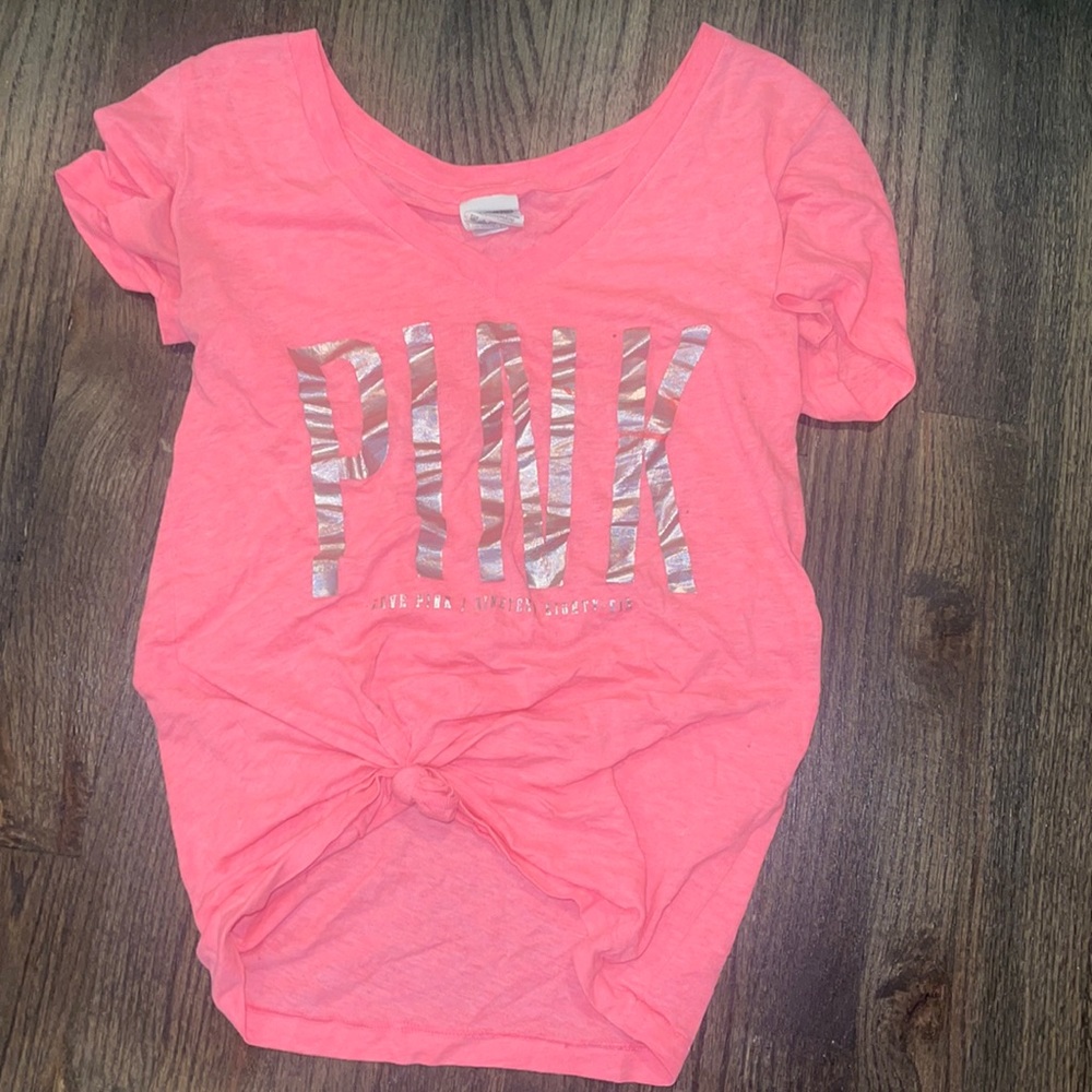 Pink crop top
